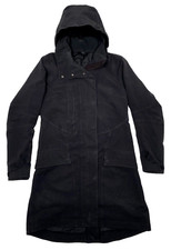 Nau Womens Hooded Winter Eco Parka Long Jacket Trench Coat Sz S Insulated Poly