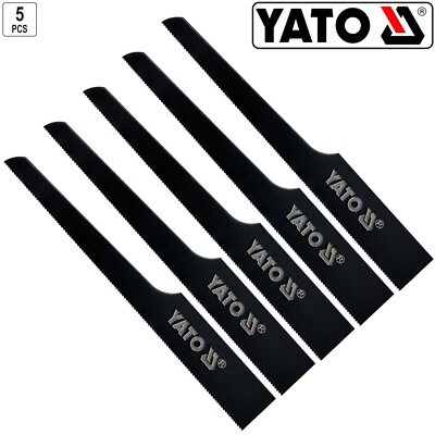 YATO Sägeblatt 5-tlg Satz Stichsägeblatt für Druckluftsäge Karosseriesäge
