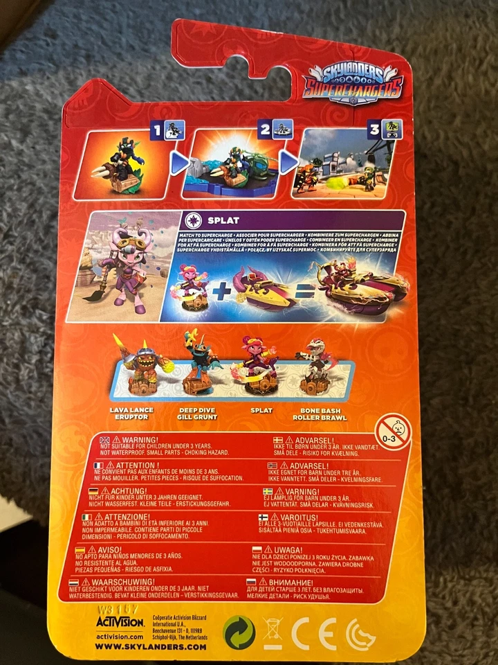 Figurine Splat Skylanders SuperChargers en boite - Photo 4/4