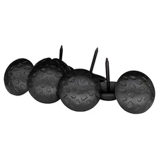 Sidco Supply 50 Pack - 1 Inch Iron Clavos - Decorative Nails - Black