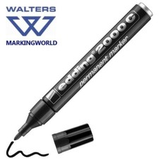 Edding 2000 C Permanent Marker Pen | Bullet Nib | Refillable  All Colours