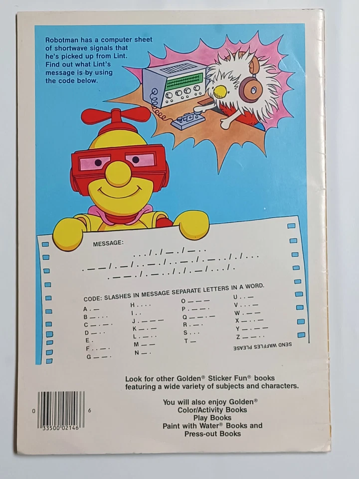 ROBOTMAN & FRIENDS STICKER FUN Activity Book - Image 2 of 4