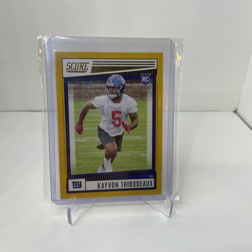 2022 Score Gold 308 Kayvon Thibodeaux RC NY Giants EBay 2022 score gold 308 kayvon thibodeaux rc ny giants ebay