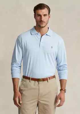 POLO RALPH LAUREN Men's Classic Fit Long Sleeve Soft Touch Polo