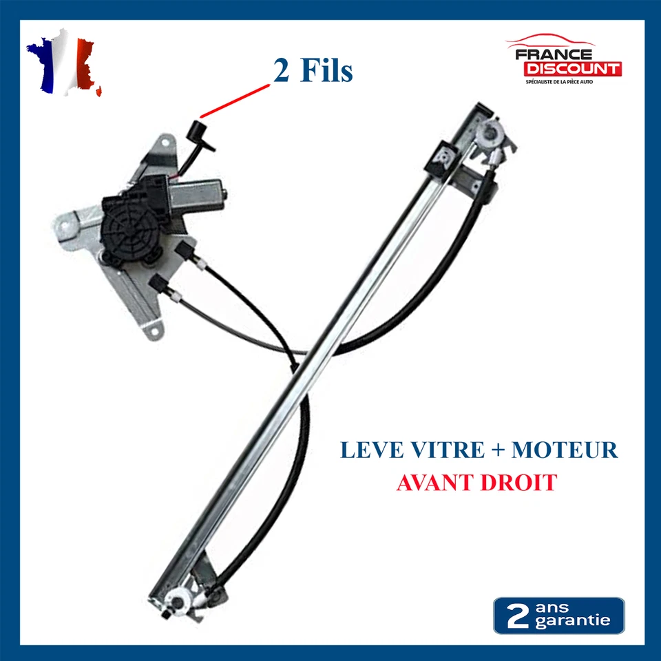 Leve Vitre avec Moteur Avant Droit pour Master 3 III 807200008R Opel Movano B - Photo 2/4