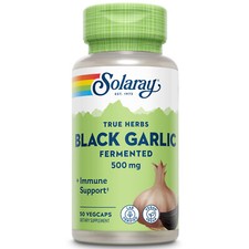 Solaray Fermented Black Garlic 500 mg  50 VegCaps