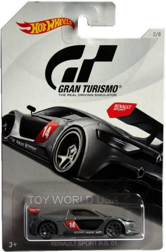 Hot Wheels Gran Turismo 2018 – Renault Sport R.S. 01 Grigia – Scala 1/64 – Nuova In Scatola - Foto 2