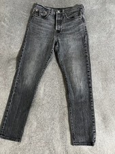 Levi  s 501 San Francisco Premium Womens Skinny Jeans W27 L28 Dark Gray High Rise