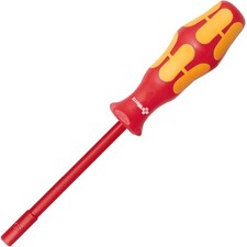 Image of Wera 05005335001 190 i Kraftform Plus VDE Insulated Nutdriver Hex 12.0 x 125mm