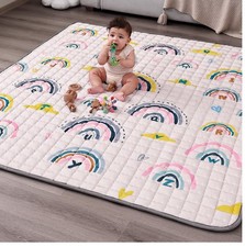 WONDAY Thick Baby Floor Playmat 50x50" Playpen, Non-Toxic, Foldable Mat NEW