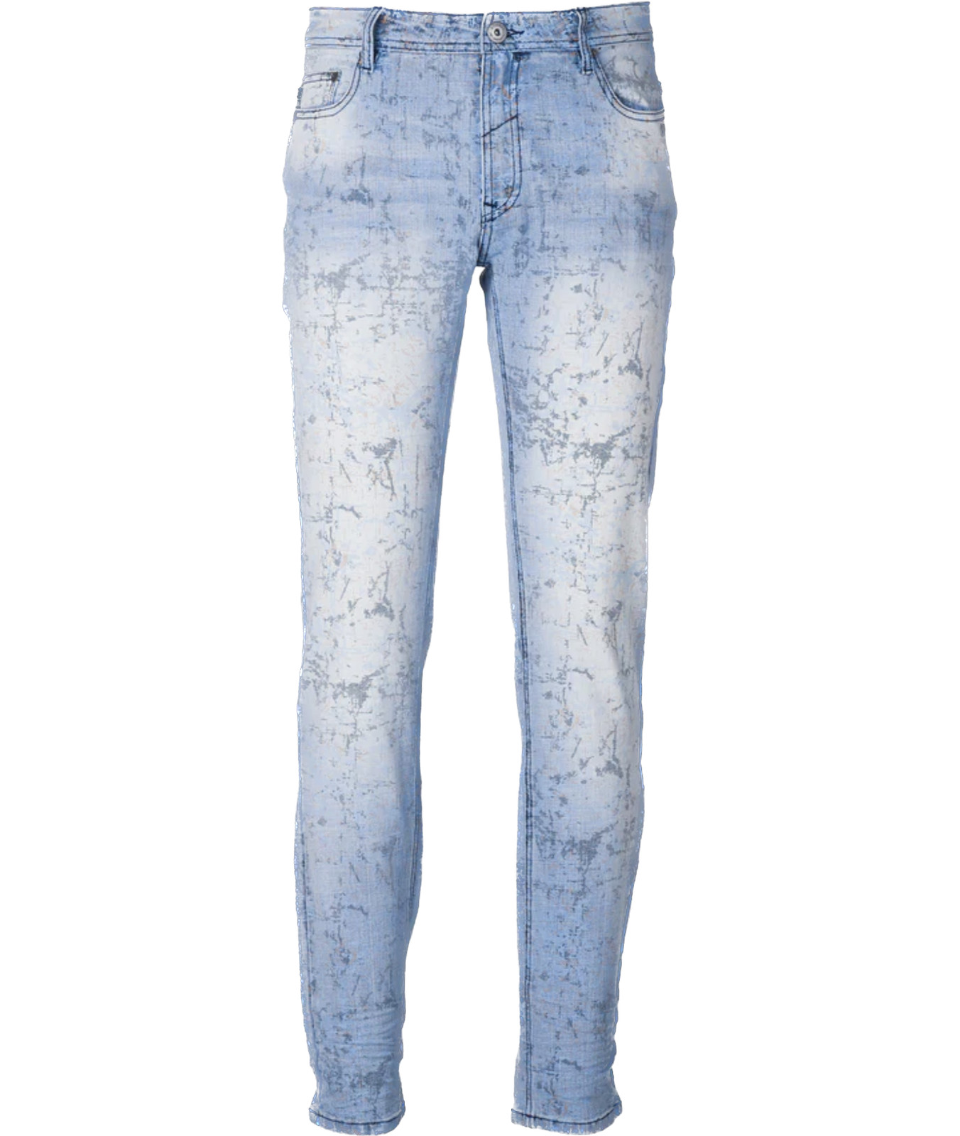 Мужские джинсы A. Tiziano темно-синего цвета с принтом Spencer Denim