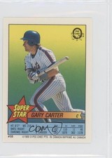 1989 Super Star Sticker Backs ( 135 300) Gary Carter Bo Diaz Fred Manrique 0au4