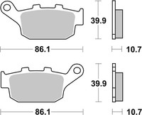 BremsbeläGe Brembo StraßE Gesintertes Metall - 07HO27SP