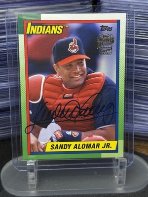2016 Topps Archives - Fan Favorites Autographs 1990 Design Sandy Alomar Jr....