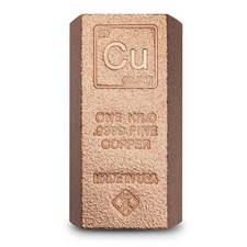 1 Kilo Copper Loaf Bar (New)