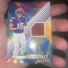 2024 Panini Donruss - Leather Kings #LK-DTU Dallas Turner (RC, MEM) /425