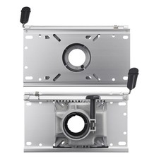 Aluminum Alloy Boat Seat Pedestal 5in Slide Range 2-7/8in Post Diameter Fit