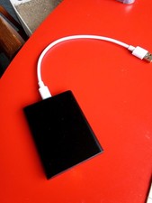Portable SSD Hard Drive Enclosure 2TB Type-C In Excellent Condition Black USB