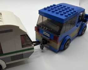 LEGO City Van & Caravan 60117, Missing Some Stickers, Torso May Be Substituted