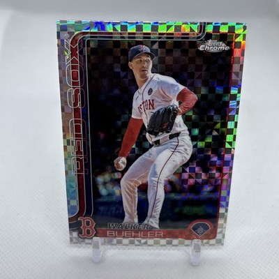 2025 Topps Chrome Update X-Fractor Walker Buehler #UCS55 Boston Red Sox