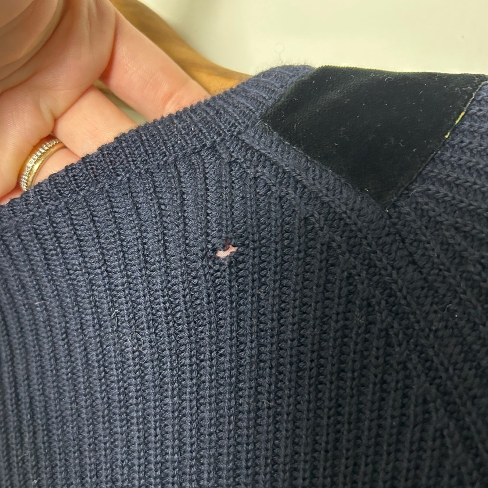 Red Valentino Blue Wool Peter Pan Collar Mini Dress thumbnail 7