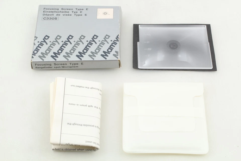 Rare! [Almost Unused] Mamiya C330S Focusing Screen Type E Rangefinder From JAPAN - Image 2 of 4