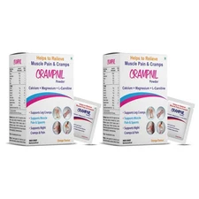 Wescoast Crampnil Sachet | Muscle, Joint Pain Relief | Calcium, Magnesium |2x10n