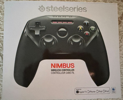 Nimbus Wireless Controller SteelSeries MFi Schwarz für Apple - OVP - NEU