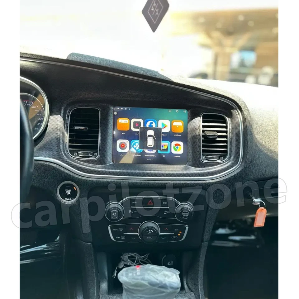 8.4" CarPlay For Dodge Charger 2013-2022 Android14 Wireless Stereo Radio GPS SWC - Image 2 of 4