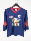 Signed Colorado Eagles YOUTH Hockey Jersey Size M #15 Autographed See Pics