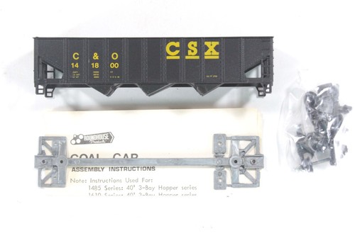 Ho Roundhouse CSX Transporte 40 ft 3 bahías tolva costilla #141800 nuevo kit | Zustand: New