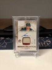 2024-25 SP AUTHENTIC Hockey FUTURE WATCH ROOKIE AUTO PATCH /100 Liam Ohgren RPA