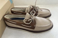 Sperry Top-Sider Men s Brown 2 Eye Leather Boat Shoes Size 13 Tan Beige 16286
