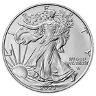 1993 American Silver Eagle 1 oz .999 Fine Silver BU Natural Toning