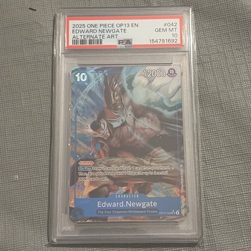 Edward.Newgate (Alternate Art) graded PSA 10 for sale on eBay