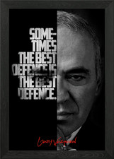 Garry Kasparov Framed Wall Art Poster Canvas Print Picture