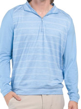 johnnie-O Men's Golf Bert Performance 1/4 Zip Pullover Maliblu Size M NWT 128