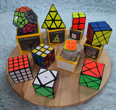 Coolzon Magic Cube Gift Set-9 cubes included