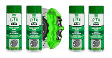 4x 400ml Bremssattellack GRÜN Spray Bremsen Tuning +230°C - BOLL 001116