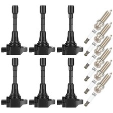 6x bobinas de encendido y bujías para Nissan Altima 2014-20 Infiniti QX60 2007-18