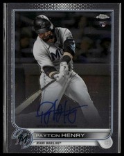 2022 Topps Chrome #RA-PH Payton Henry Rookie Autographs