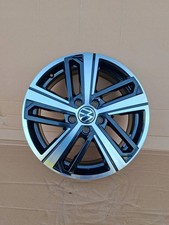 1x Alufelge 17 Zoll 6.5" 5x112 49ET 2K7601025C VW Caddy Rim Wheel