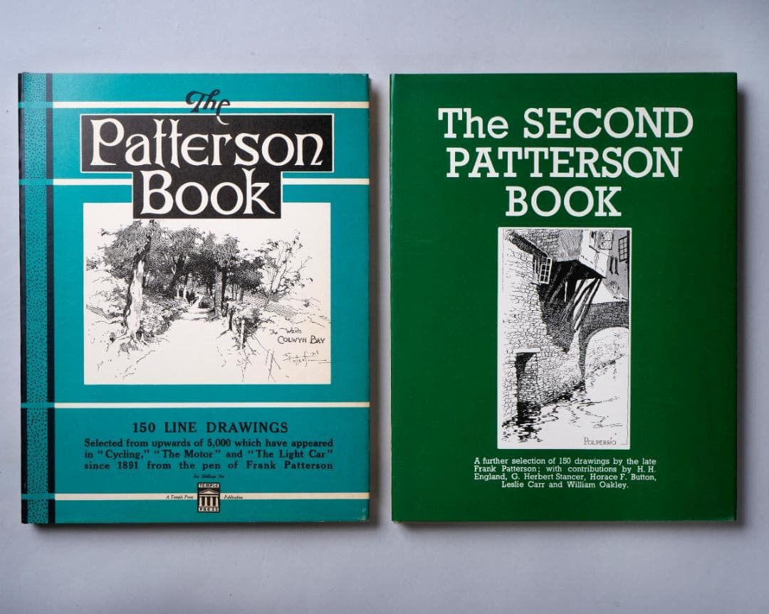 The Patterson Book 1st  2nd Editions Frank Patterson 1948 1952 Cycling Art
