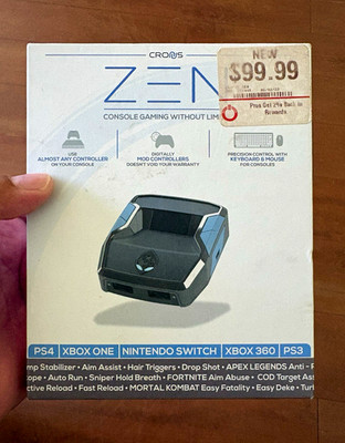Cronus Zen Controller Adapter w/ 10ft USB Cable LED PS4 Xbox One Switch