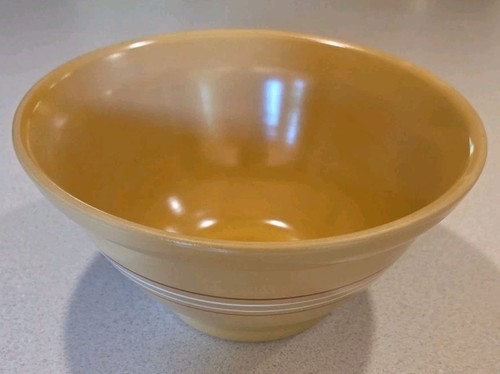 Over And Back Yellow Ware 8” Mixing Bowl