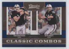2010 Panini Classics Classic Combos Jim Plunkett Todd Christensen #5 c7w
