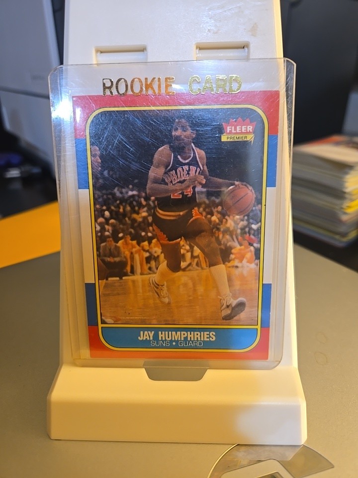 1986-87 Fleer Basketball Card Jay Humphries RC Phoenix Suns #49 Great Shape!