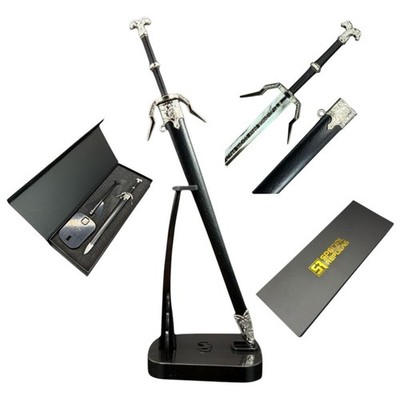 The Witcher Mini Schwert Geralt mit Scheide 27cm mit Ständer Sammler Fans KW1040