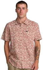 RVCA Botanical Mens Short Sleeve Button Down ...