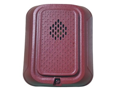 System Sensor HRL Fire Alarm Horn Wall Red No Mounting Plate